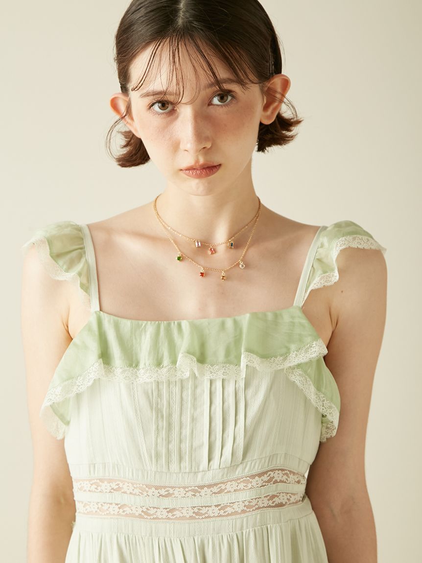 LILY BROWN「カラフルストーンネックレス」|ネックレス|