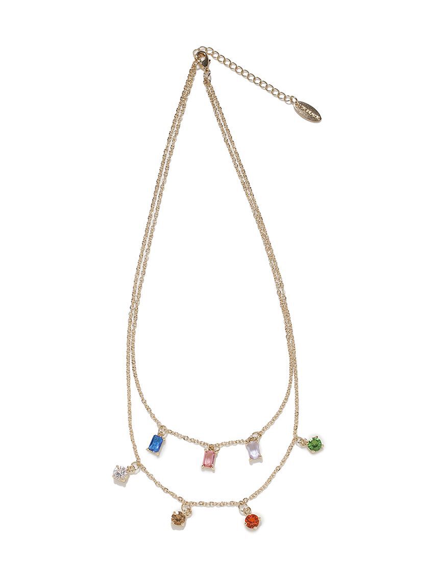 LILY BROWN「カラフルストーンネックレス」|ネックレス|GLD