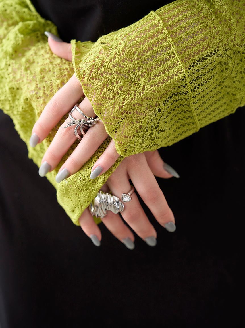 LILY BROWN「2wayリボンイヤーカフ（リング）」|リング|