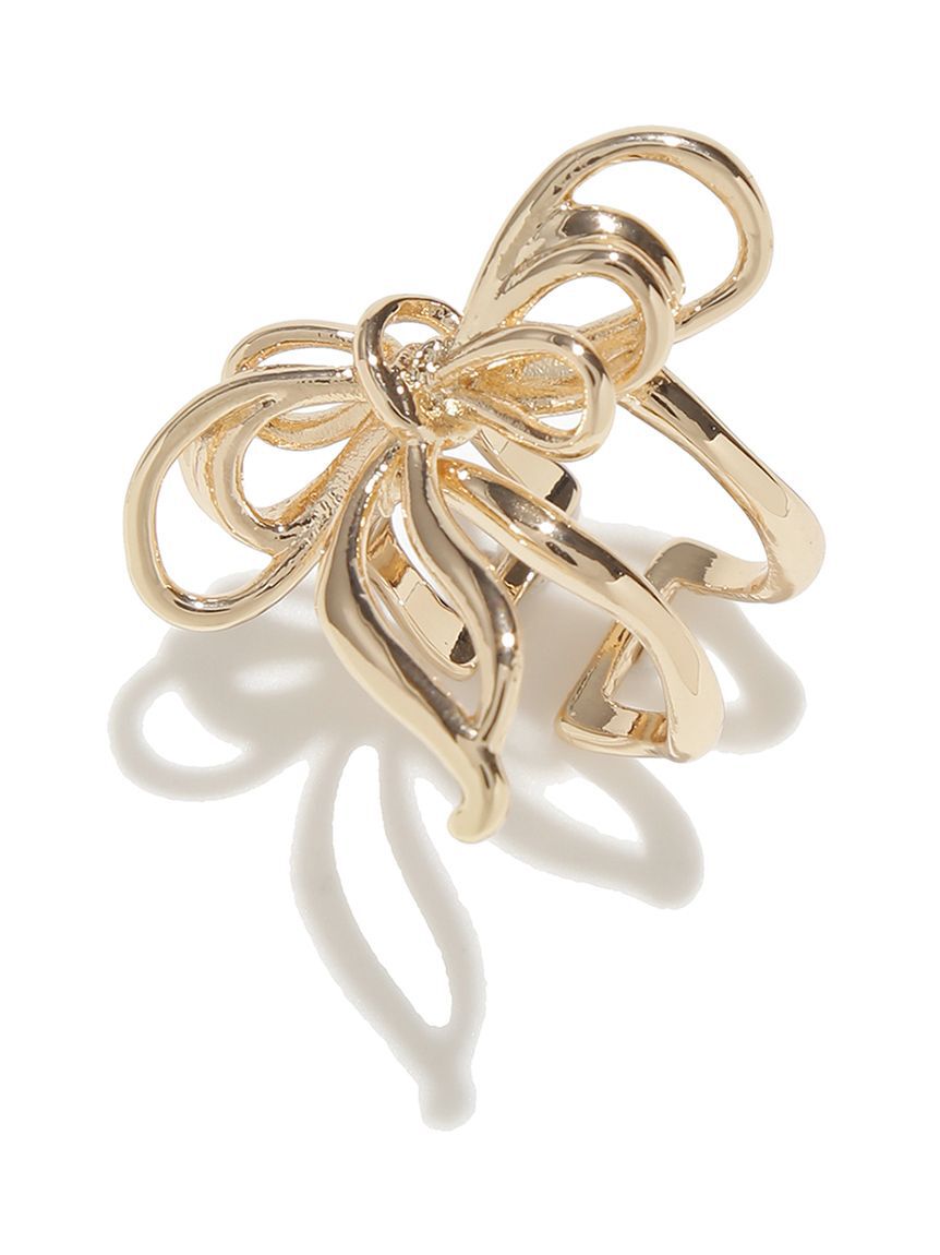 LILY BROWN「2wayリボンイヤーカフ（リング）」|リング|GLD