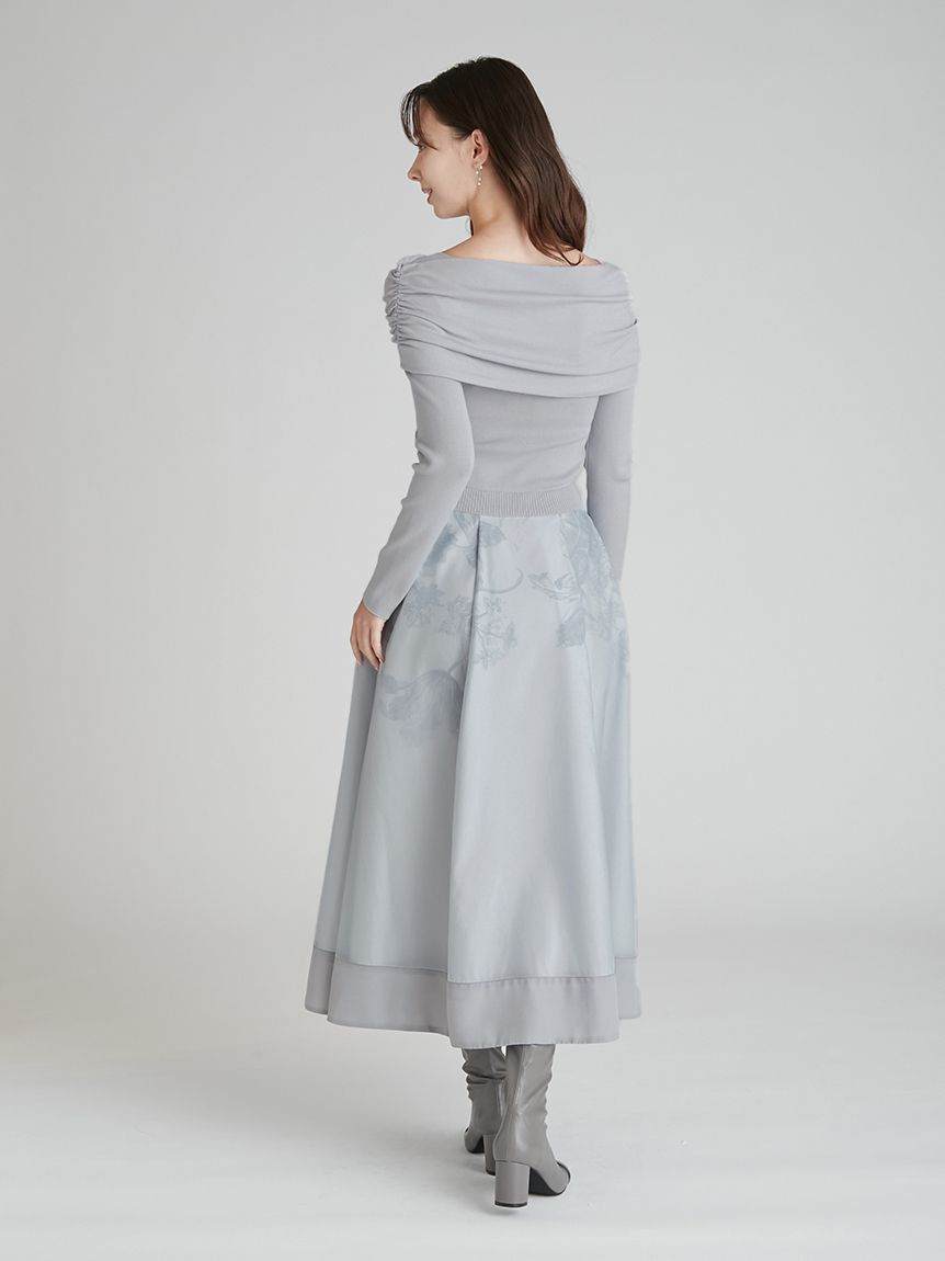 CELFORD「オフショルニットドッキングワンピース」|ワンピース|