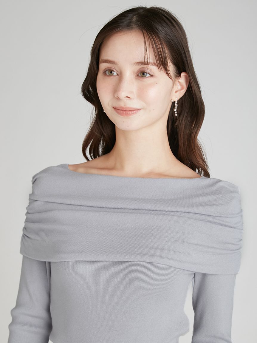 CELFORD「オフショルニットドッキングワンピース」|ワンピース|