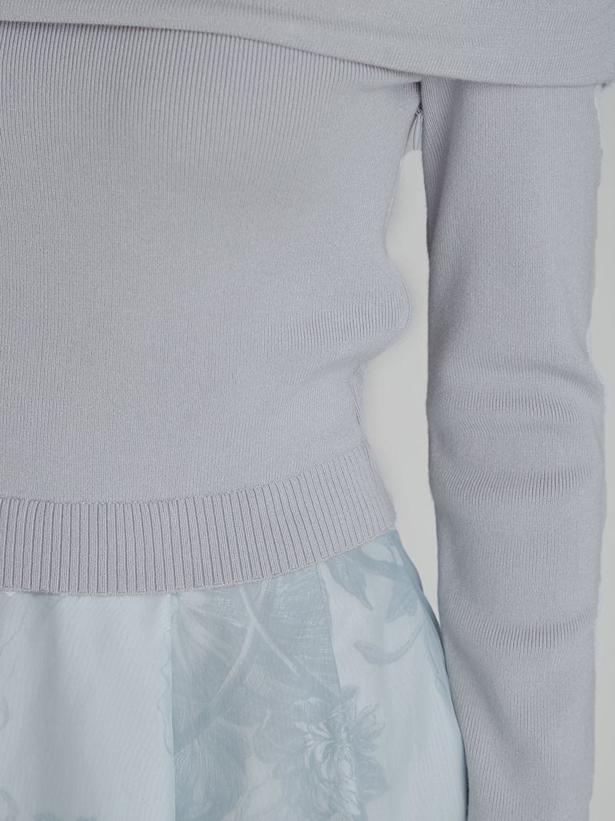 CELFORD「オフショルニットドッキングワンピース」|ワンピース|