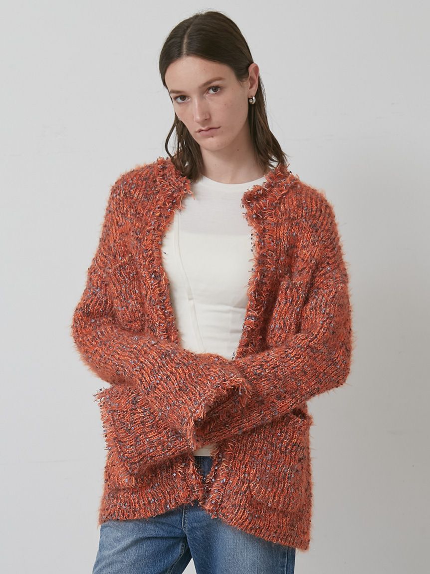 styling/「ミックスツイードカーディガン」|カーディガン|