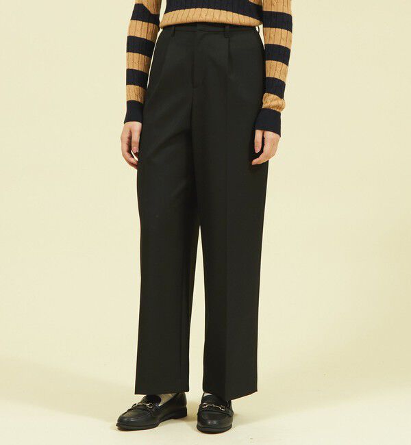 MACKINTOSH PHILOSOPHY「ブラッシュドライニングワイドパンツ」|その他|ブラック