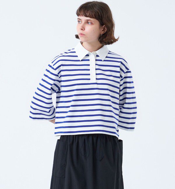 MACKINTOSH PHILOSOPHY「ショートラガーポロ」|Tシャツ・カットソー|ブルー