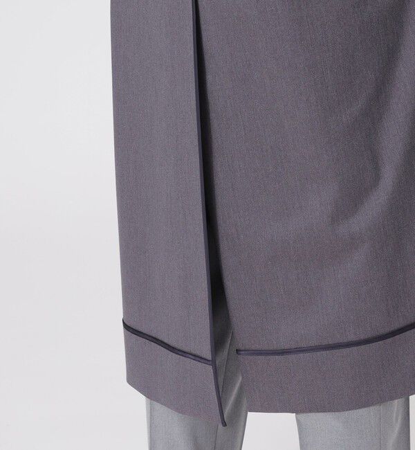  「デニムライクブロッキングトレンチコート」|トレンチコート|