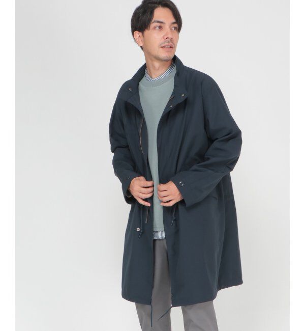 ikka「撥水モッズコート」|その他|ネイビー