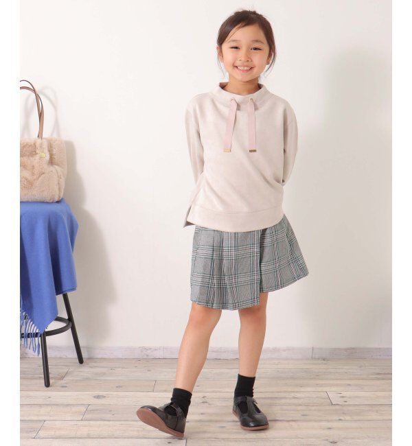 ikka kids「【親子おそろい】カットスウェードスピンドルプルオーバー（120~160cm）」|Tシャツ・カットソー|