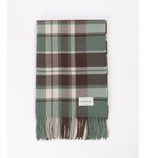 ikka「カシミヤタッチチェックマフラー」|マフラー|