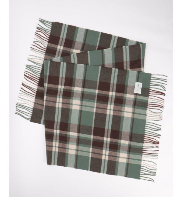 ikka「カシミヤタッチチェックマフラー」|マフラー|