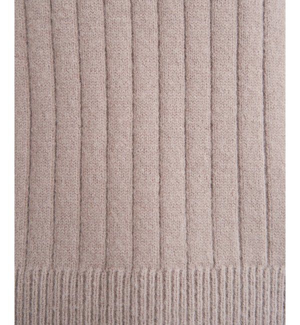 ikka「肩ボタンワイドリブニットプルオーバー」|プルオーバー|