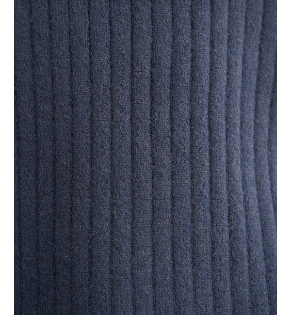 ikka「肩ボタンワイドリブニットプルオーバー」|プルオーバー|