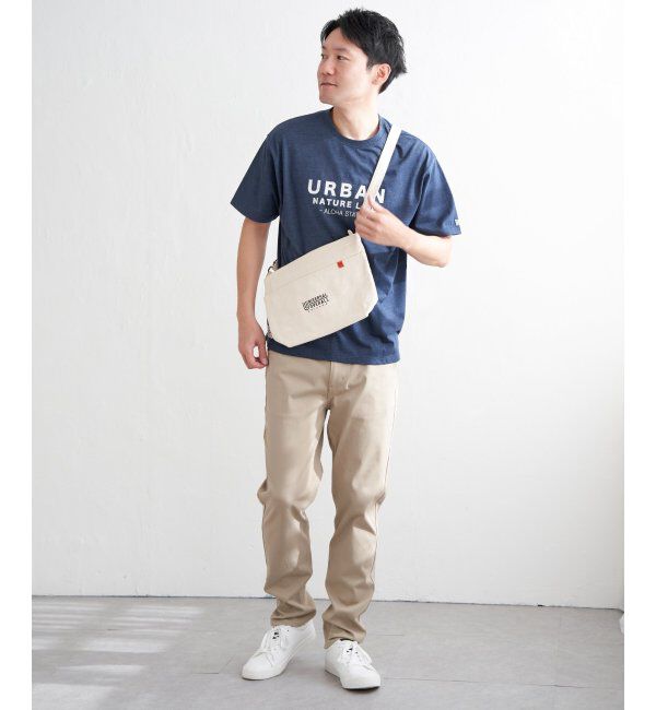 ikka「URBAN NATURE LIFE アーバンネイチャーライフ フロッキープリントTシャツ」|Tシャツ・カットソー|