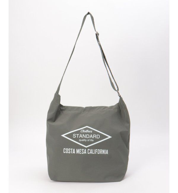 ikka「ナイロンシンプルECOショルダーバッグ」|その他|グレー