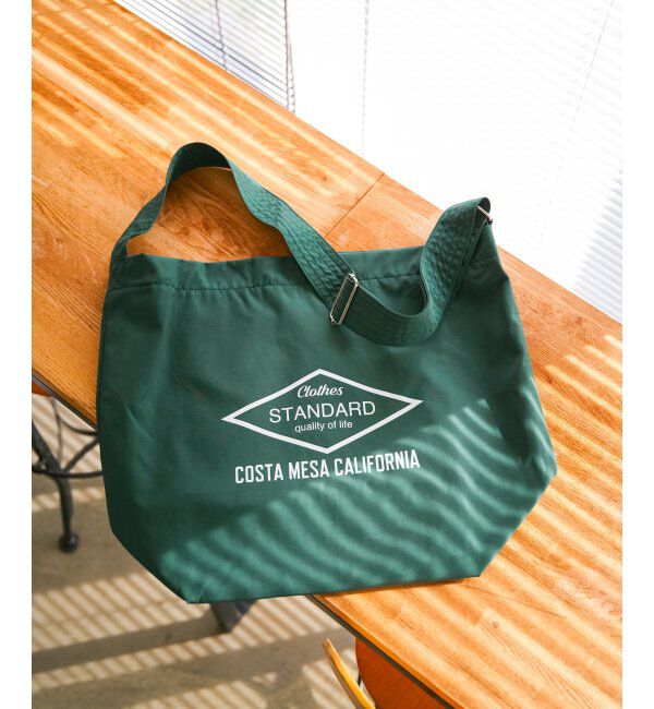 ikka「ナイロンシンプルECOショルダーバッグ」|その他|グリーン