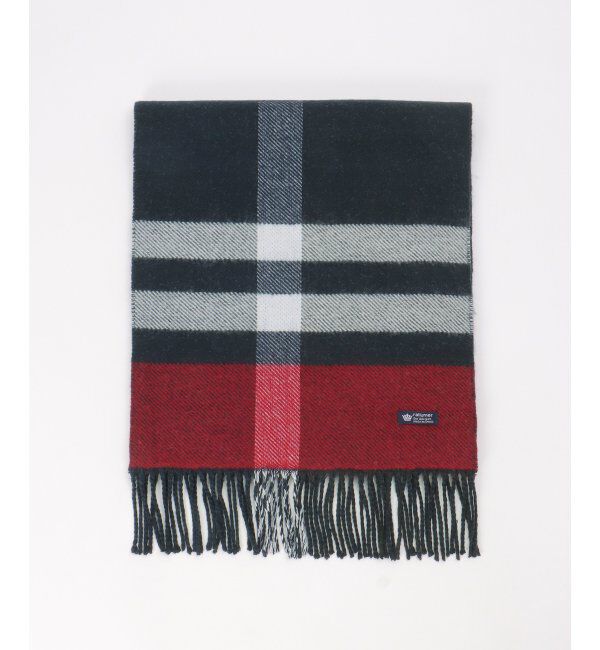 ikka「リバーシブルチェックマフラー」|マフラー|