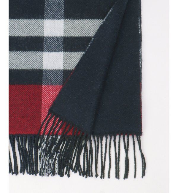 ikka「リバーシブルチェックマフラー」|マフラー|