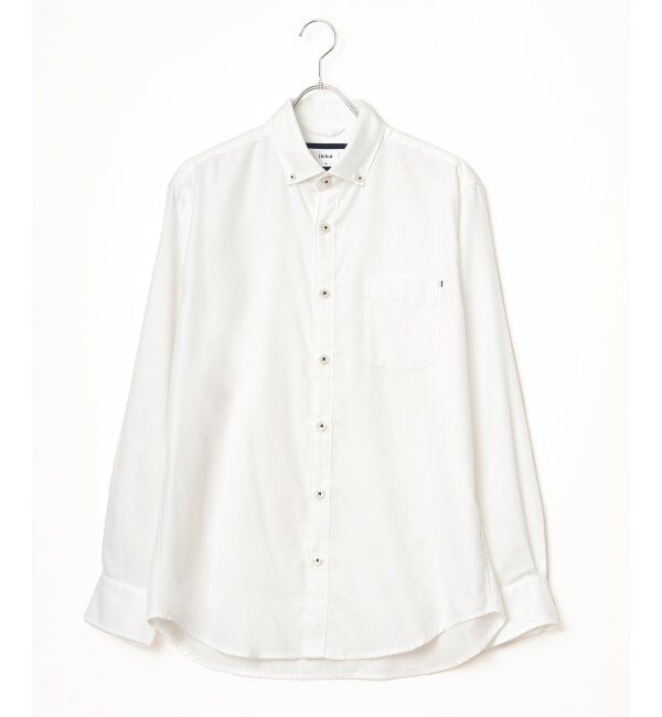 ikka「イージーケアネルスイスカラーボタンダウンシャツ」|シャツ・ブラウス|