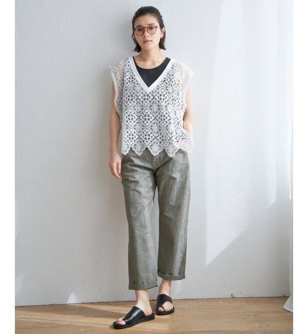 Lbc with Life「レースベスト」|シャツ・ブラウス|