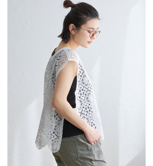 Lbc with Life「レースベスト」|シャツ・ブラウス|