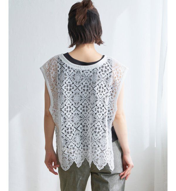 Lbc with Life「レースベスト」|シャツ・ブラウス|