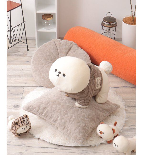 Lbc with Life「PLUFFY 抱き枕 ニットパーカー」|クッション・クッションカバー|