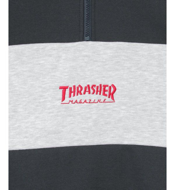 VENCE share style「THRASHER スラッシャー ハーフジップ」|スウェット・ジャージ|