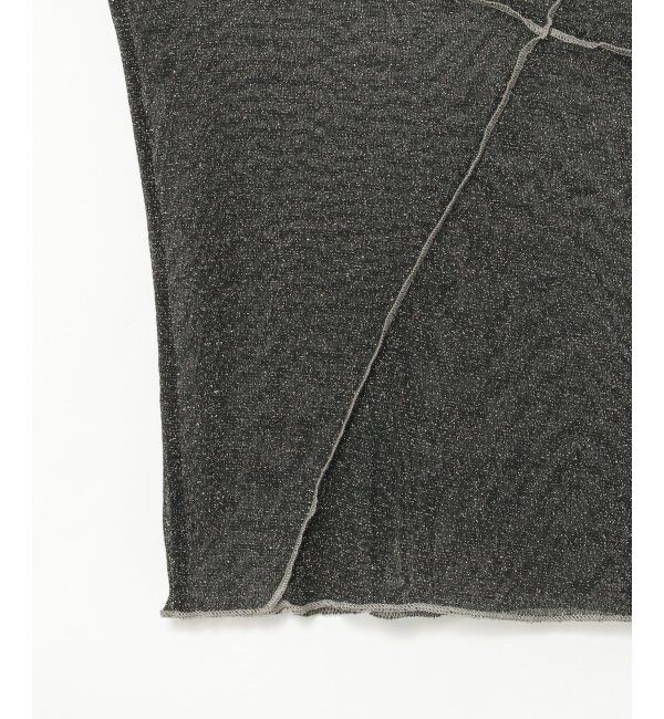 VENCE share style「ラメチュール切り替えプルオーバー」|Tシャツ・カットソー|