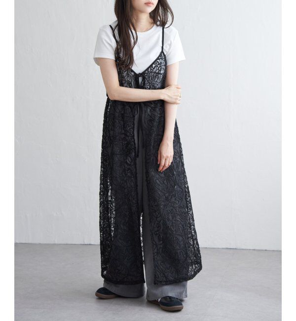 VENCE share style「コードレースフロントリボンジレ」|シャツ・ブラウス|