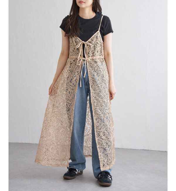 VENCE share style「コードレースフロントリボンジレ」|シャツ・ブラウス|