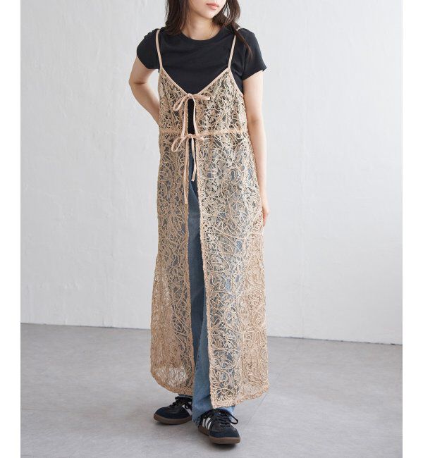 VENCE share style「コードレースフロントリボンジレ」|シャツ・ブラウス|