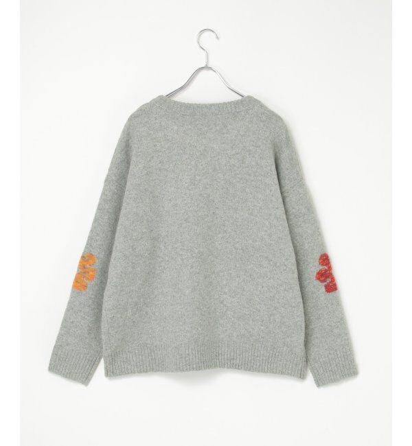 VENCE share style「MIXフラワーモチーフジャガードプルオーバー」|ニット・セーター|