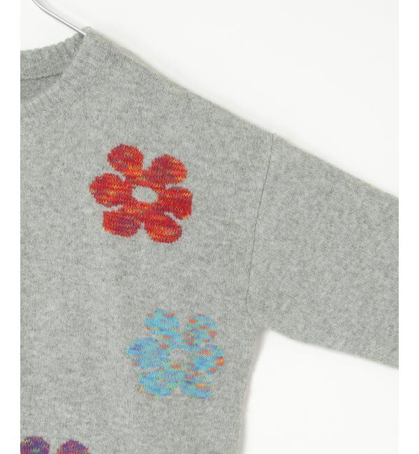 VENCE share style「MIXフラワーモチーフジャガードプルオーバー」|ニット・セーター|