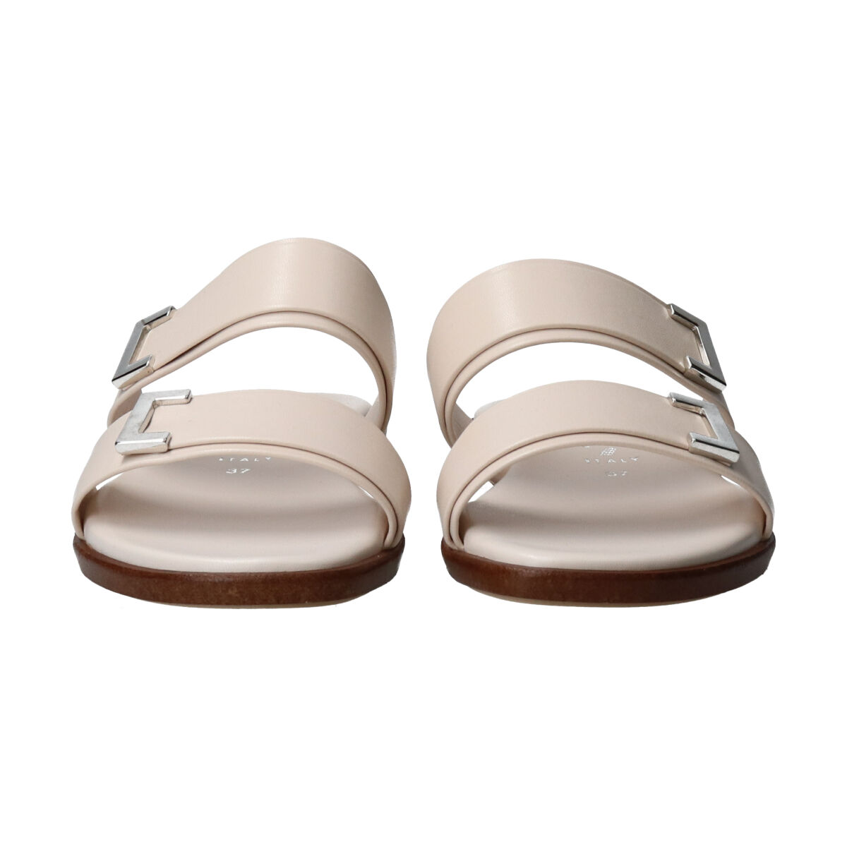 IMPORT SELECT「【ITALIAN SHOEMAKERS】ダブルベルトフラットサンダル」|サンダル|