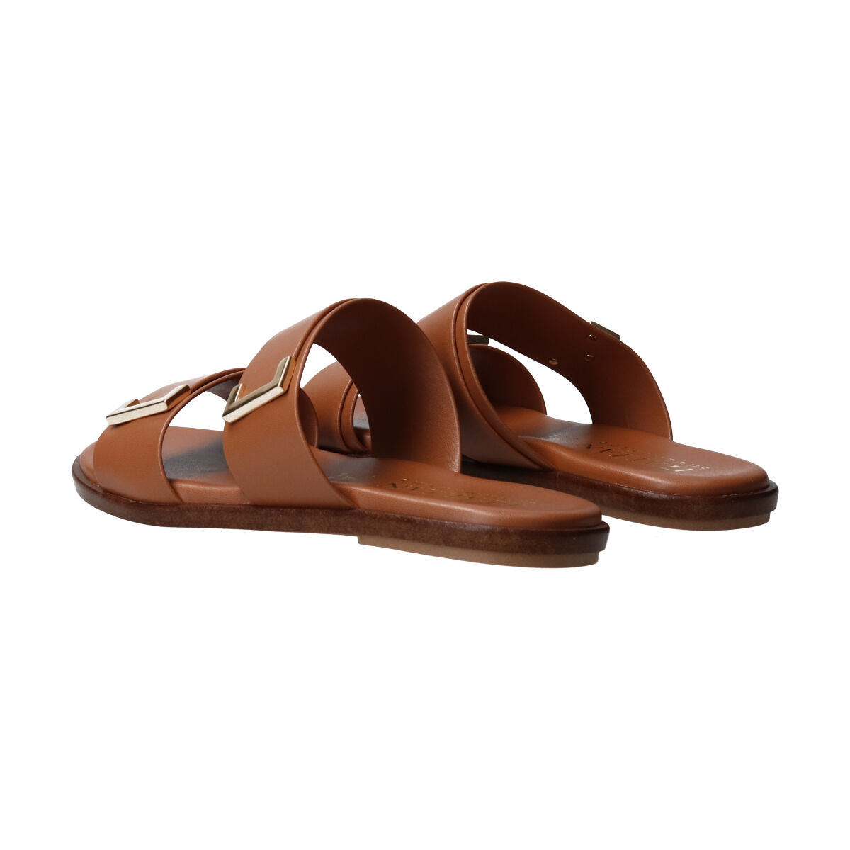 IMPORT SELECT「【ITALIAN SHOEMAKERS】ダブルベルトフラットサンダル」|サンダル|