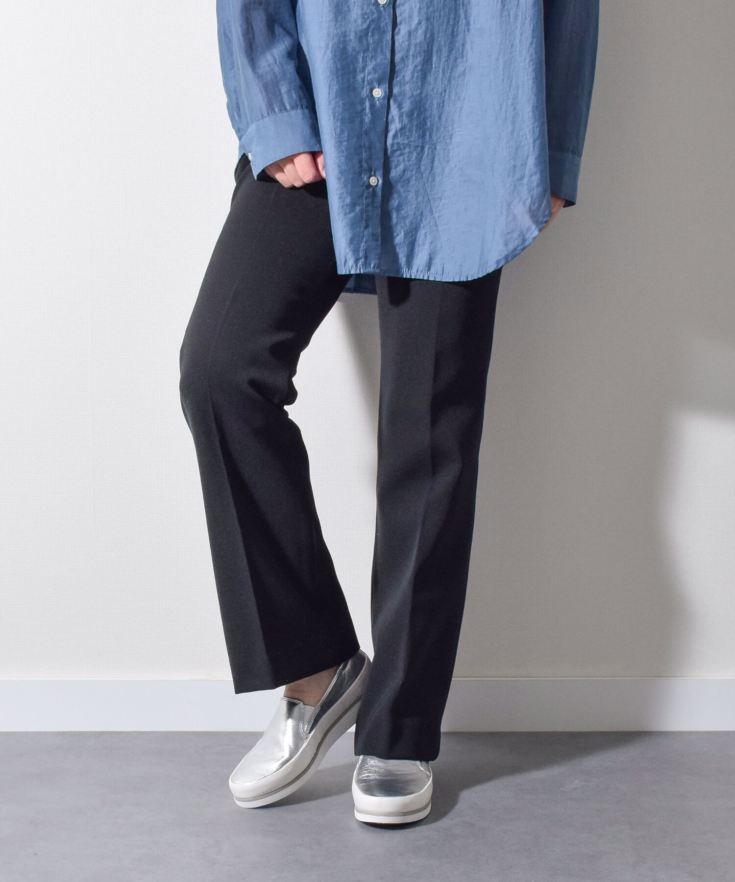 IMPORT SELECT「【bussola】撥水レザースリッポンスニーカー(955801)」|スニーカー|