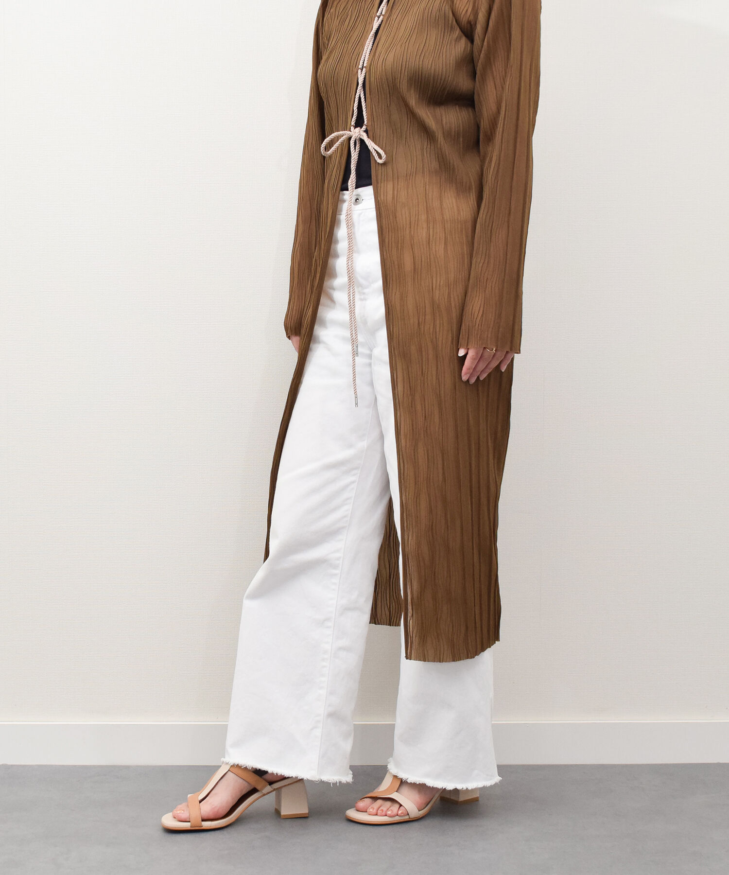 IMPORT SELECT「【ANGEL ALARCON】カラーコンビチャンキーヒールサンダル(D52007)」|サンダル|