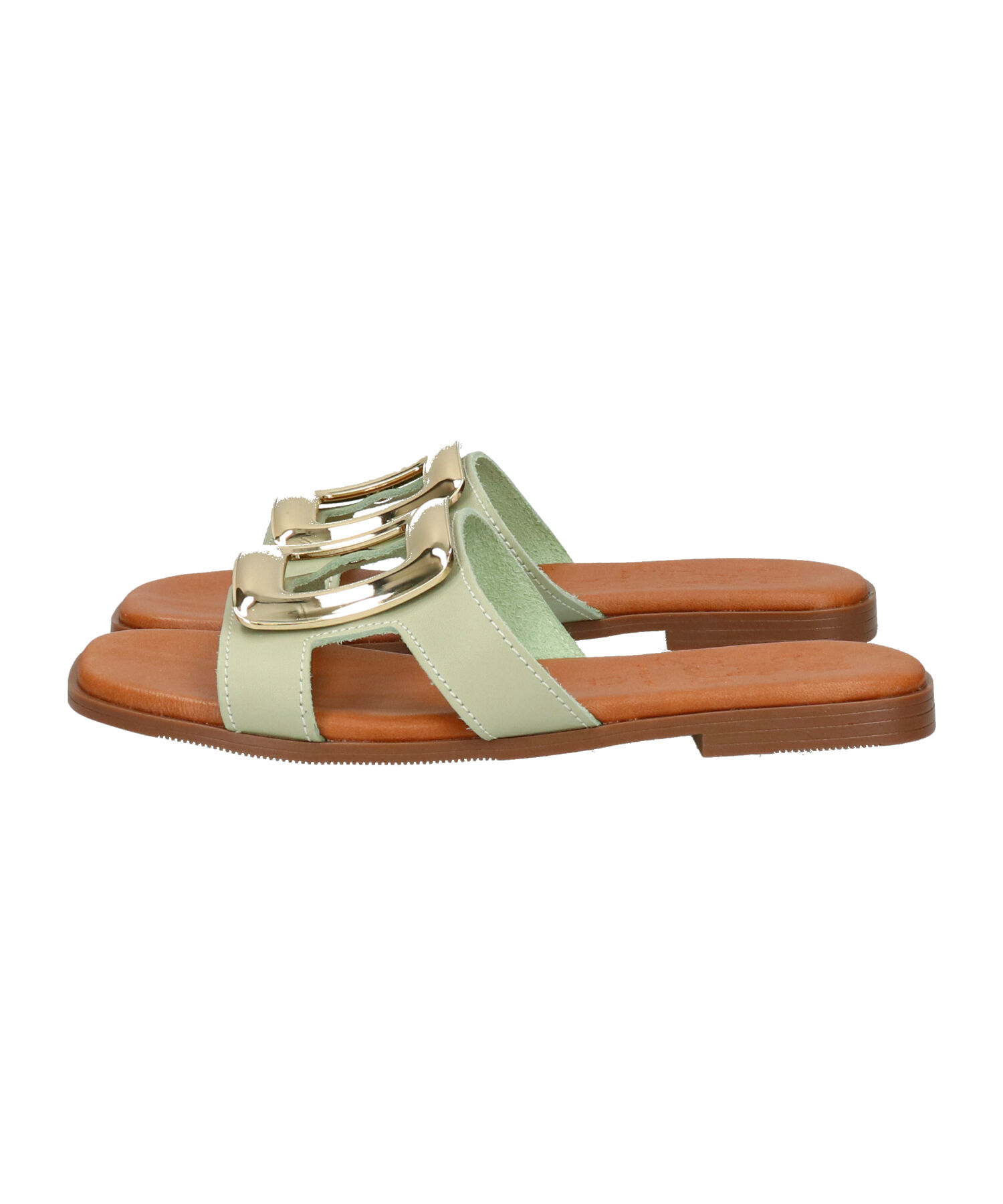 IMPORT SELECT「【Oh my Sandals】スクエアトウフラットバックルサンダル(E52303)」|サンダル|