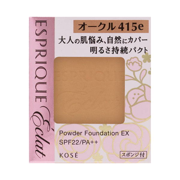 エスプリーク「エスプリーク エクラ 明るさ持続 パクト EX OC415e オークル 無香料 (9.3g)」|ファンデーション|