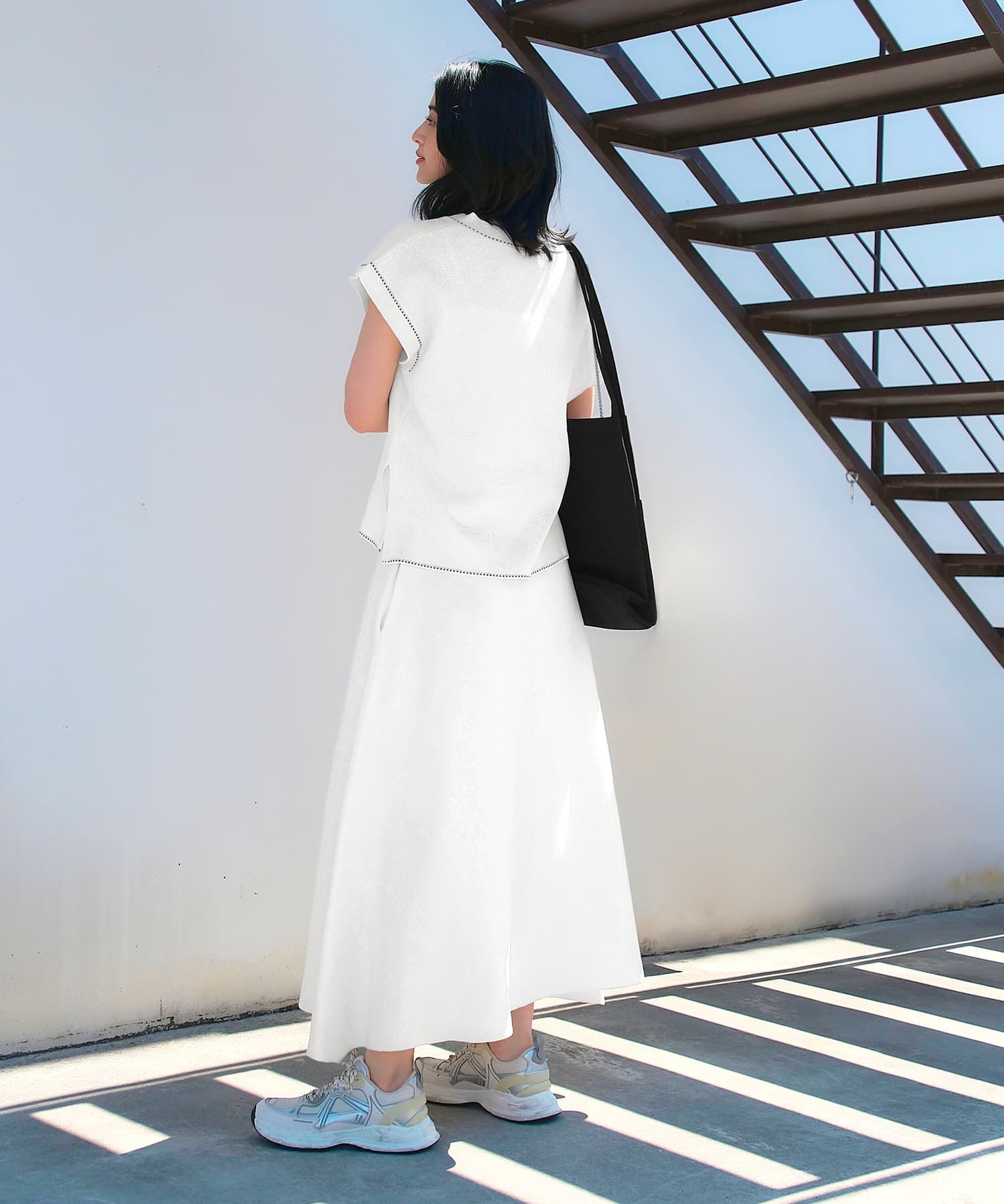 STYLE DELI「Softy Cotton／ミラノリブ編みマキシ丈スカート」|スカート|