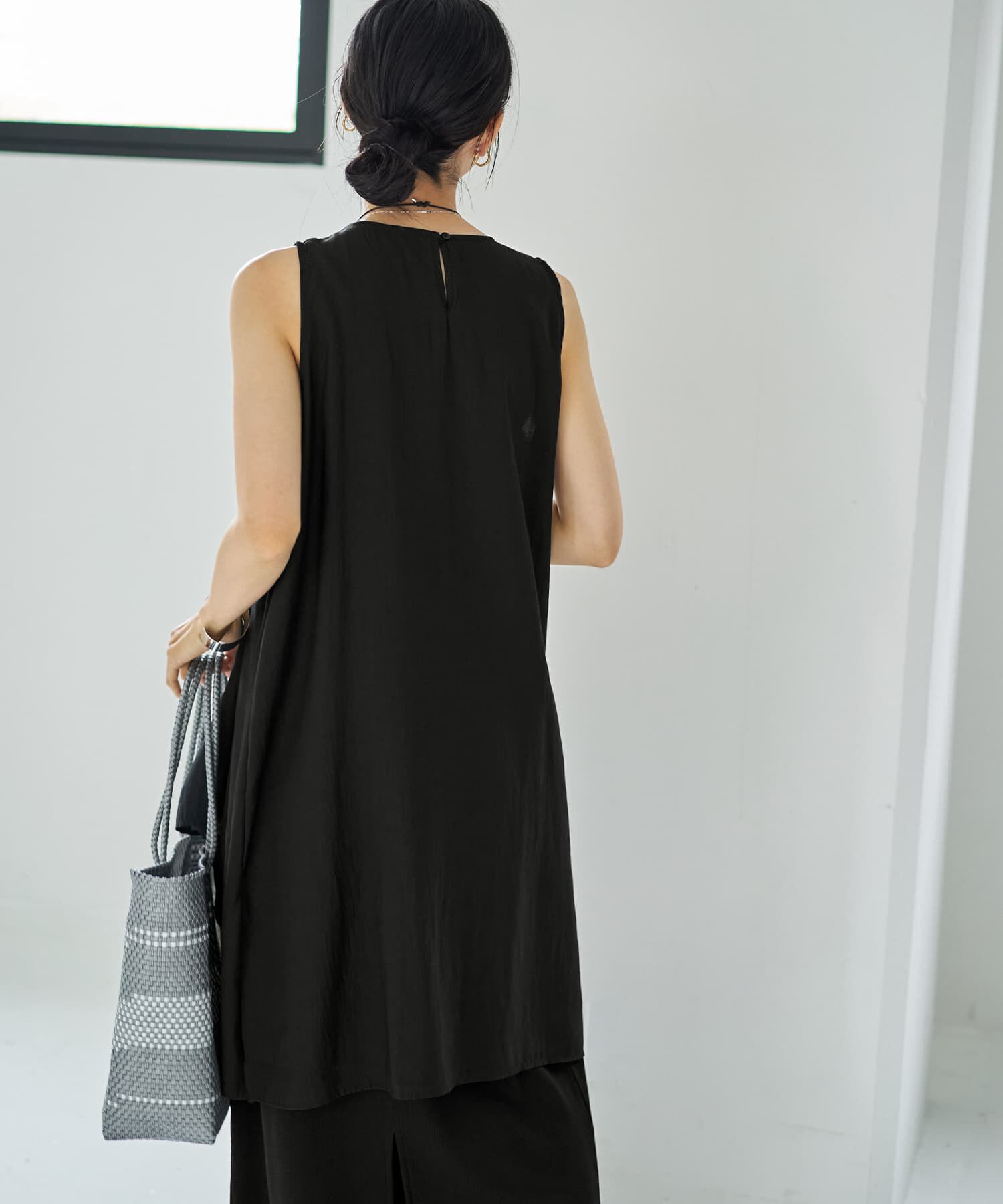 STYLE DELI「落ち感レイヤードロングブラウス」|シャツ・ブラウス|