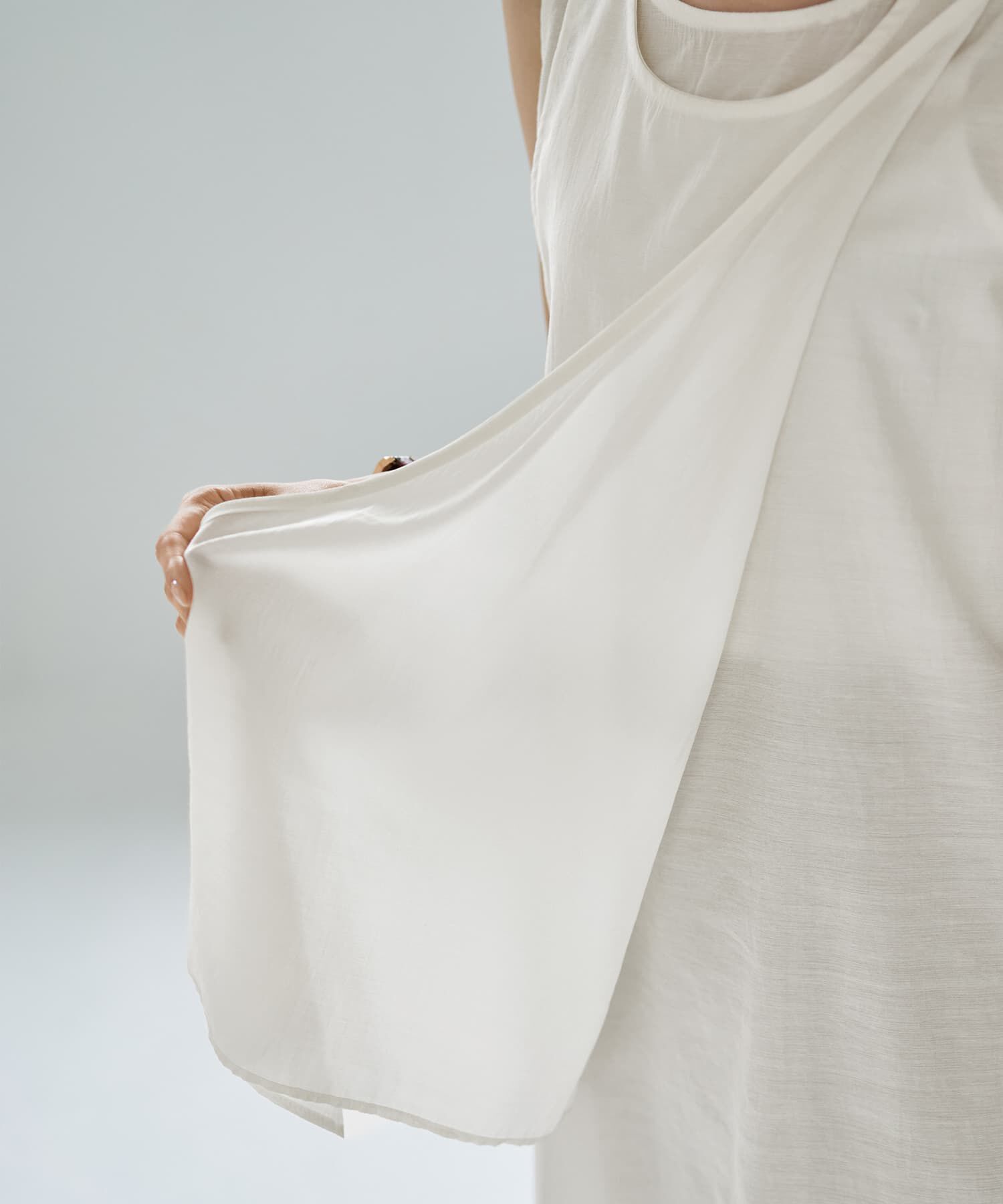 STYLE DELI「落ち感レイヤードロングブラウス」|シャツ・ブラウス|