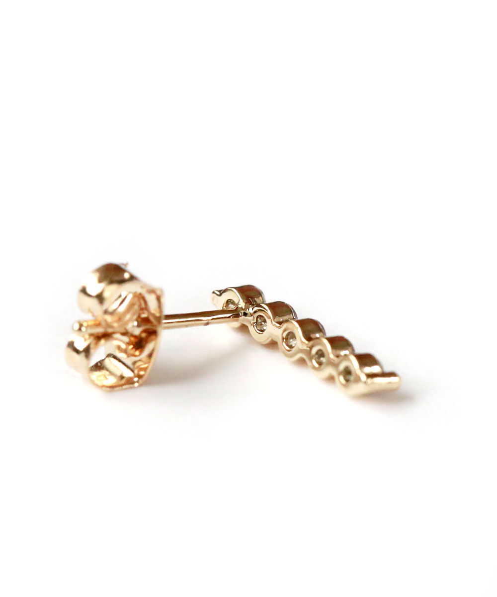 colleca la「ストーン配列ピアス」|ピアス|