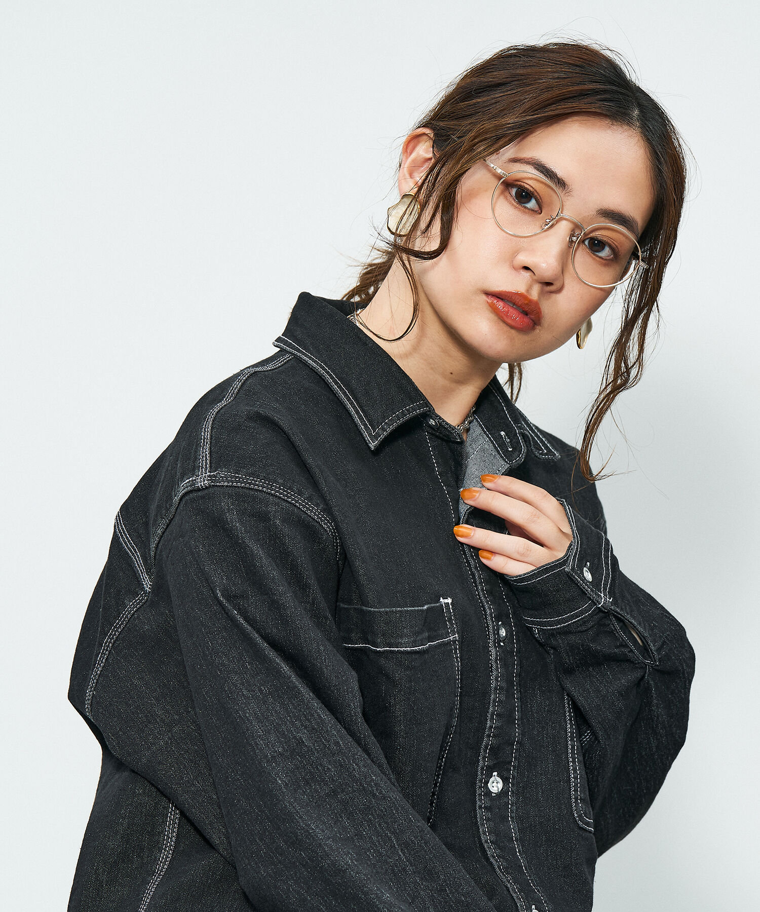  「Zoff｜STUDIO SEVEN｜ボストン型 メガネ｜メタルフレーム レンズ交換券付き」|メガネ|