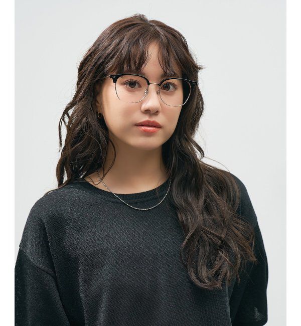  「Zoff｜takashi kumagai ウェリントン型 メガネ サーモント｜伊達メガネ 度付きメガネ  レンズ交換券付」|メガネ|