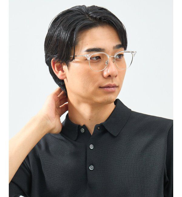  「Zoff｜takashi kumagai ウェリントン型 メガネ サーモント｜伊達メガネ 度付きメガネ  レンズ交換券付」|メガネ|