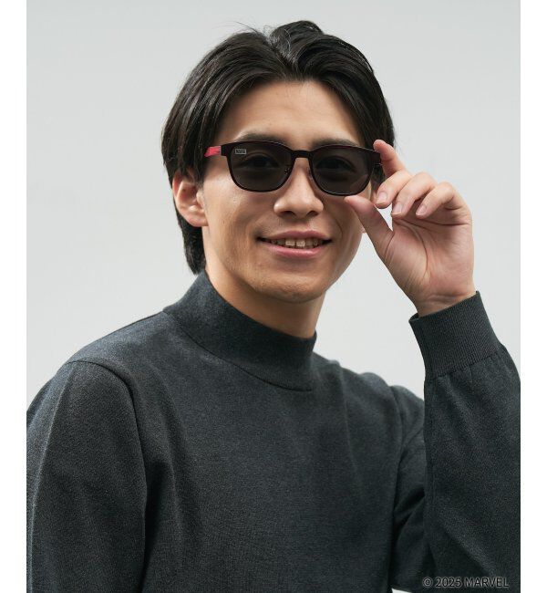  「MARVEL COLLECTION【デッドプール モデル】 2wayメガネ・サングラス（偏光機能搭載）N&D   レンズ交換券付」|メガネ|