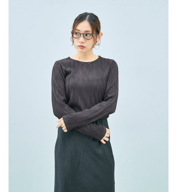  「ウェリントン型 メガネ | レザー調 ラバーテンプル ズレ落ち防止 眼鏡 伊達・度付き眼鏡  レンズ交換券付」|メガネ|