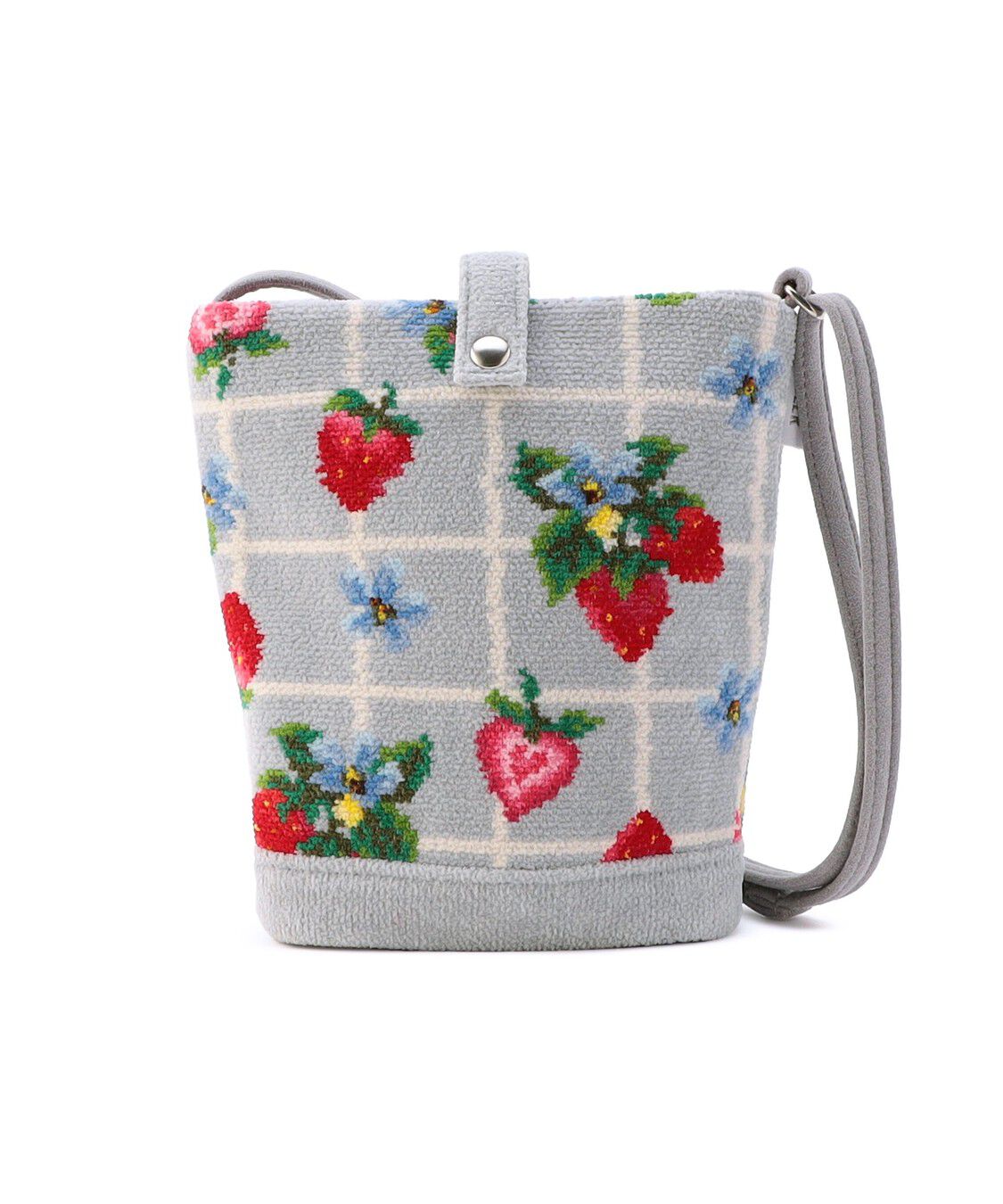 FEILER「ストロベリーフィールドプティ　ポシェット　SFP-257237」|ショルダー・メッセンジャー|シルバーグレー